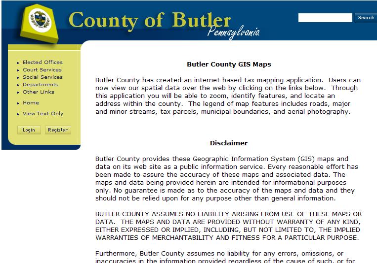 butler county  property search